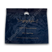 Die Cut Handle Plastic Carrier Bags For Promotions