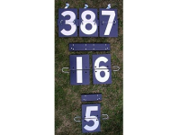 Telegraph Number Plates 1-4 And Blank (228M X 305M)