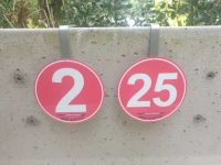 Rink Distance Markers (Red) Set 2M And 25M