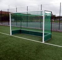 Suppliers Of Self Weighted Aluminium Hockey Goals Including Wheels & 3Mm Net