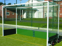 Suppliers Of Budget Steel Regulation Hockey Goal Complete With 450Mm Backboards