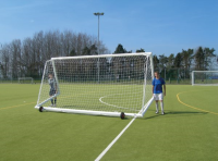 Suppliers Of Rollaway Aluminium Self Weighted Goal 9 V 9, 4.88M X 2.13M (16Ft X 7Ft)