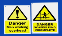 Suppliers Of Signs For Scaffolding Businesses