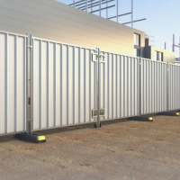 Hoarding Panel-4m Vehicle Gate Galvanised For Hire