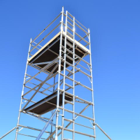 Aluminium Ladder Tower -3T - Double Width 2.5m