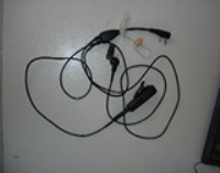 2-wire semi-covert earpiece/mic ACTM20 For Restaurants