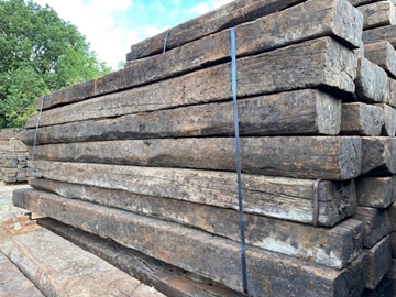 Used Belgium Oak Grade 1-2 Hardwood Railway Sleepers