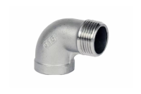 90MF – 90° M/F Stainless Steel Elbow