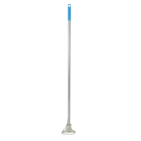 155 X 1380MM ALUMINIUM HANDLE FITTED WITH KENTUCKY MOP FRAME - BLUE