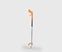 810 MM SALMON LITTERPICKER WITH FLOURESCENT TANGERINE PISTOL GRIP