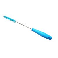 WIRE BRUSH - 375MM X 13MM&#216;, LONG TWISTED STAINLESS STEEL, MEDIUM STIFFNESS, BLUE
