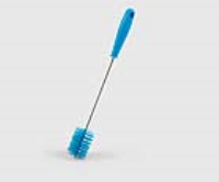 WIRE BRUSH - 400MM X 50MM&#216;, LONG TWISTED STAINLESS STEEL, MEDIUM STIFFNESS, BLUE