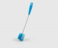 WIRE BRUSH - 440MM X 64MM&#216;, LONG TWISTED STAINLESS STEEL, MEDIUM STIFFNESS, BLUE