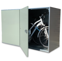 Highly Secure Horizontal Bike Locker