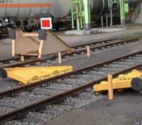 Heavy Duty Folding Buffer Stops