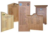 Bespoke Honours Boards In Northamptonshire