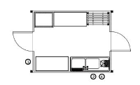 Small Preparation Kitchen For Hire In Florence