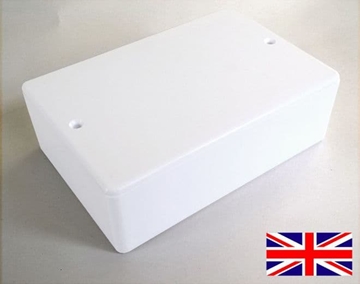 White ABS Gloss Plastic Small Enclosure 116mm x 78mm x 37mm (RX1006W)