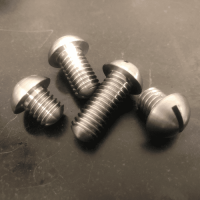 High Quality BSW Steel Slotted Screws