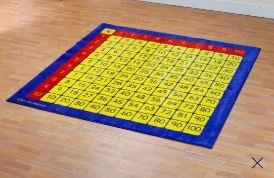 100 Square Multiplication Carpet For Nurseries