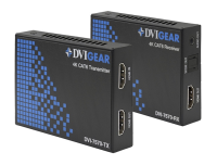 DVI-7570 - DVIGear (WILDCAT)- 4K HDMI CAT6 Extender, upto 3840 x 2160 /60p (4:4:4), bi-directional Power-over-Cable 'POC' (HDMI Extender)