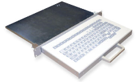 KS09528 Indukey  TKS-104a-SCHUBL-USB Rack Mount Keyboard IP65+  Rated   USB-US ( Keyboard Only )