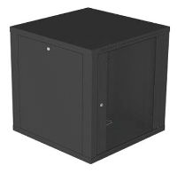 MCB-WB-600-15U 15U Wall Box  600 mm deep with removable sides  Black ( 19" Wall Cabinet )