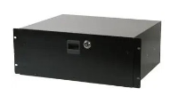 RM-DRAWER-4U-BLK 4U Rack Mount Storage  Drawer  Black 345mm internal deep 22kg