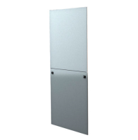 5501070 RITTAL 47U TS-IT Side Single Side Panel Set,  Individually Packed top & bottom section 2 Piece set (for Single Cabinet side only ) 1200mm Deep Grey