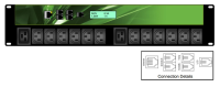 IPL-002-IP1-0F-3B - iPower - 2U 14 Outlet 12xC13 and 2xC19 16A Neutrik - 16Amp IND 309, Horizontal PDU