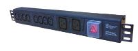 PDU-H-C138/C192-32A Mixed Outlet 10 Way Horizontal 8x C13& 2x C19 Socket PDU to 32A IND 309 Plug 1.5U