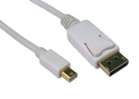 M62-01 1 Mtr  Mini Display Port to DisplayPort Cable  ( Video Adaptor Cable)       White