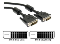 KVMC-DVI-D-M58-01  DVI-D Dual Link Digital Video Interface cable DVI + 24pin M-M, 1 metre ( For DIGITAL ONLY )