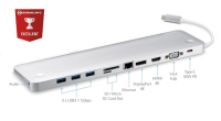 UH3234 - Aten - USB-C Multiport Dock with Power Pass-Through, Docking Station: DisplayPort, HDMI, VGA (USB-C) 4K *BEST SELLER*