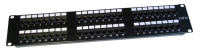 PP-LC-5E-48 48 Port Cat5E Patch Panel 1U LC IDC Punch type