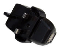 PS-USB-A2-UK USB Power supply socket from UK Mains Plug   Dual USB ( USB Charger )