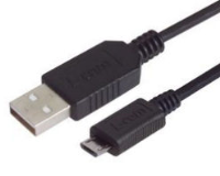 U202-MICB5-LSOH-01 1Mtr USB2.0 Cable( A) - Micro(B5) LSOH  APlug -Micro B Plug /  LSZH USB Cable