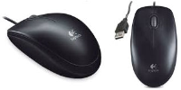 LGT-MOUSE-B100  Logitech B100 Optical Scroll Wheel 3 Button USB Mouse for business