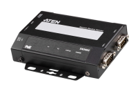 SN3002P - Aten - 2 Port, RS-232 Secure Device Server with PoE, Redundant Power & Surge protection for Serial, Ethernet & Power *NEW*