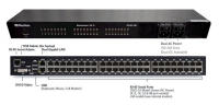 DSX2-48 - Raritan - 48 port serial console server with dual-power AC and dual gigabit LAN.  Serial, USB and KVM local console ports.  19" rack mount kit