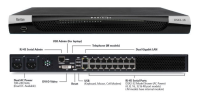 DSX2-16 - Raritan - 16 port serial console server with dual-power AC and dual gigabit LAN.  Serial, USB and KVM local console ports.  19" rack mount kit
