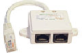 UTP-SP-10TDD UTP Points Splitter 2 x Data RJ45 Sockets - 1 data RJ45 Plug (10BaseT) Wiring spec.