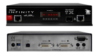 Adder ALIF2112T-IEC AdderLink Infinity 2 transmitter only with integrated VNC Server Dual.  Anti Dither DVI Digital Video Transmitter. DVI Video & USB Control Extending and switching over UTP or Fibre Gigabit Network unit.