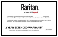 WARDKX3-UST/24A-2 - Raritan - 2 Year Extended Warranty for DKX3-UST (DKX3 Warranty)