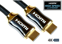 M54-B-05 5m HDMI Premium Ultra HD 4Kx2K Ethernet v1.4 Nylon Braided- HDMI Cable.