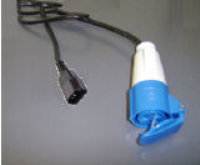 PEX-16INDF-IEC14M-02 2 Mtr. 16 Amp.IND309 Socket - IEC 320 C14 10 Amp Plug (Industrial Mains Power adaptor cable) IND309-C14