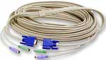 KVM-PS2EX-K10 10 Mtr KVM High Grade PS2 Extension Cable  for User ( PS2 KVM Extension Cable )