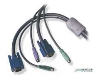 CCUSB-10M Adder  KVM converter 10 Mtr KVM Cable for PS2 Switch -USB Multiplatform Computer