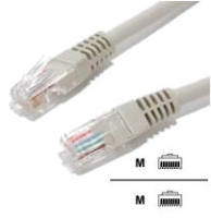 KVMC-UTP-RJ45-10 UTP cable with RJ45 connector, 10metres