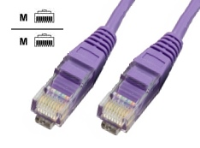 C66-UTP-03 Category 6 UTP Patch Cable EV1, 3 metres, colour Purple/Violet (Network Cat6 Cable)